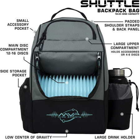 Backpack Shuttle Disc Golf Backpack Bag