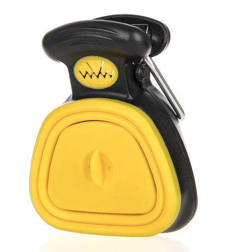 Dog Pet Travel Foldable Pooper Scooper with 1 Roll Decomposable Bags Poop Scoop Clean Pick up Excreta Cleaner