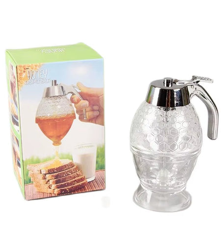 The Perfect Honey Dispenser - 200ml Plastic Pot for Easy Home Use