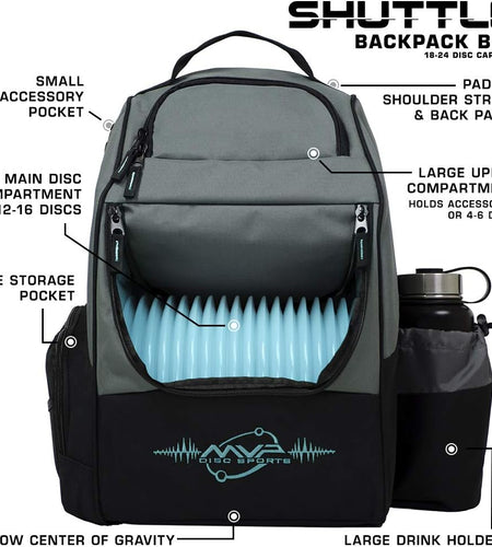 Backpack Shuttle Disc Golf Backpack Bag