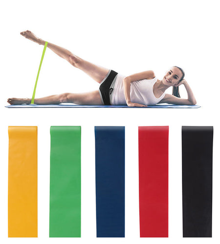 5 Level Resistance Rubber Bands Yoga Training Elastic Bands